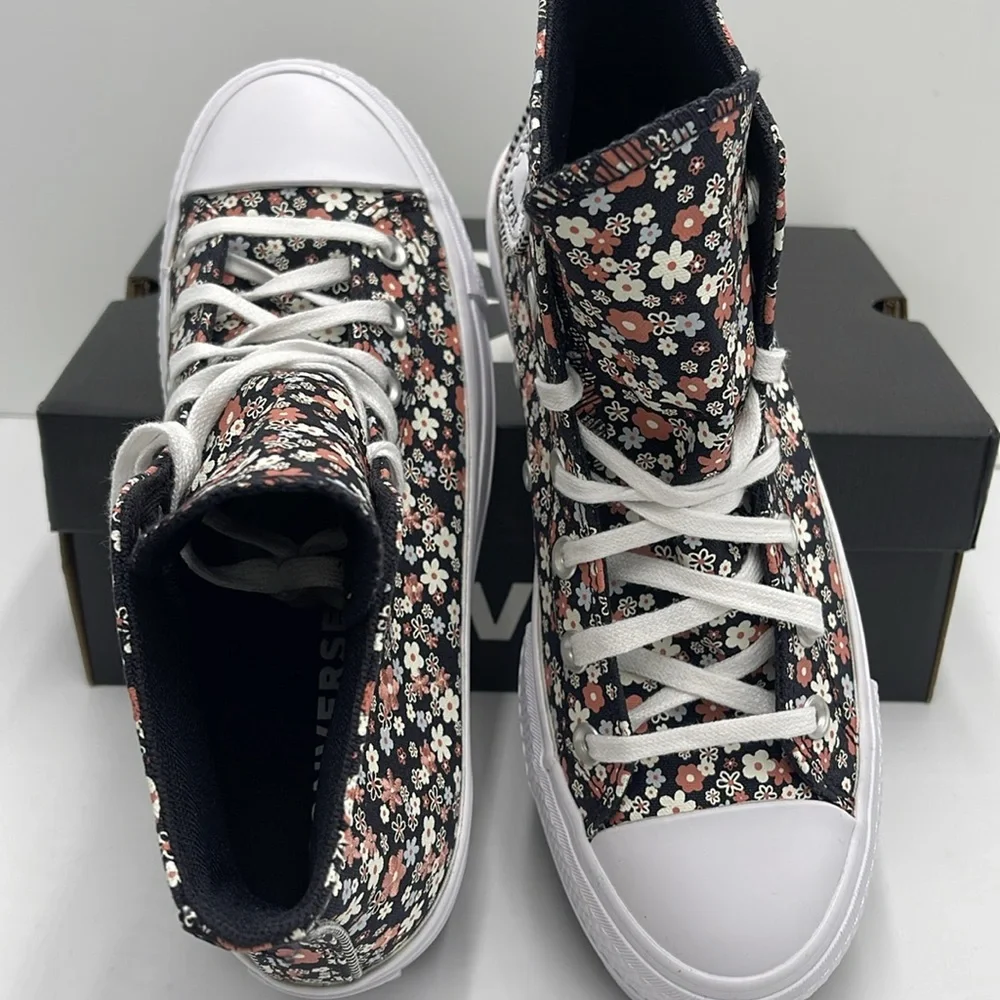 Converse WMNS CTAS LIFT HI TOTAL ECLIPSE/WHITE A14264C Platforms Sneakers